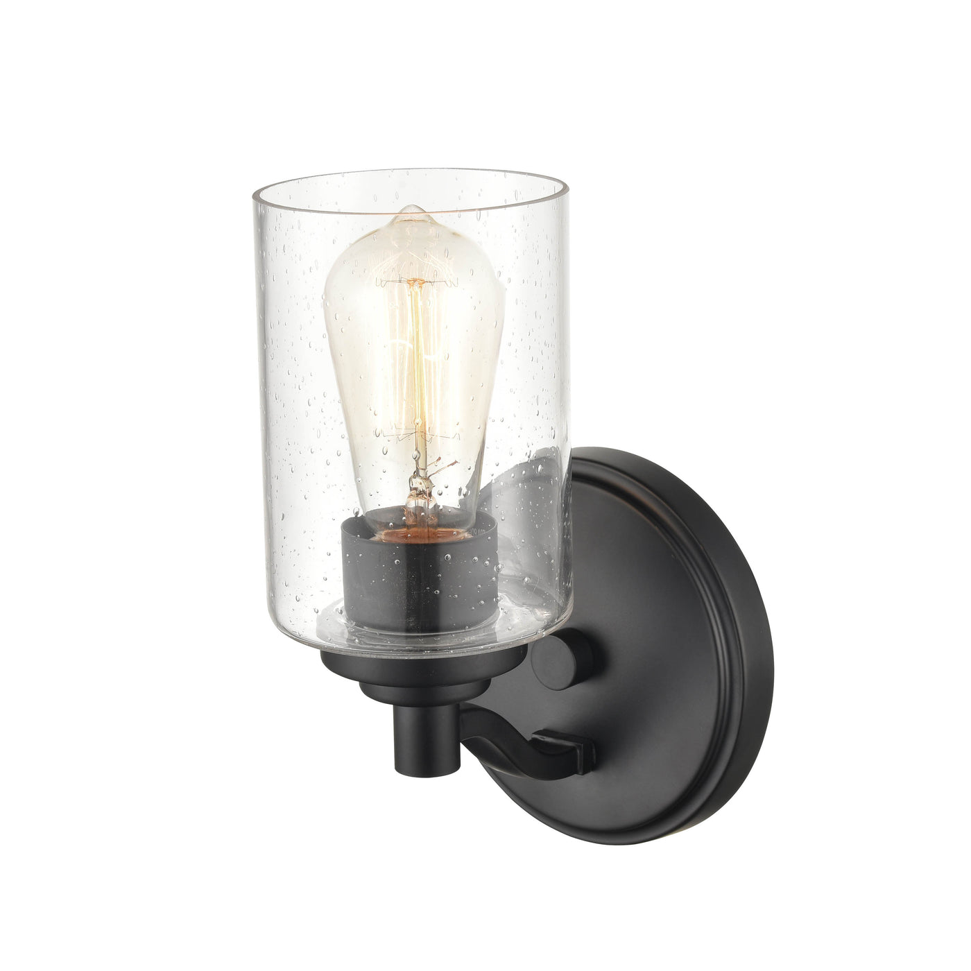 4.38'' Moven Matte Black 1 Light Wall Sconce