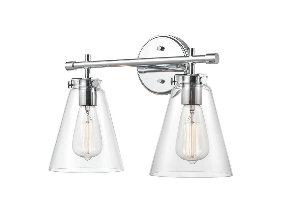 16'' Aliza Chrome 2 Light Bath Vanity