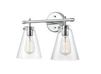 16'' Aliza Chrome 2 Light Bath Vanity