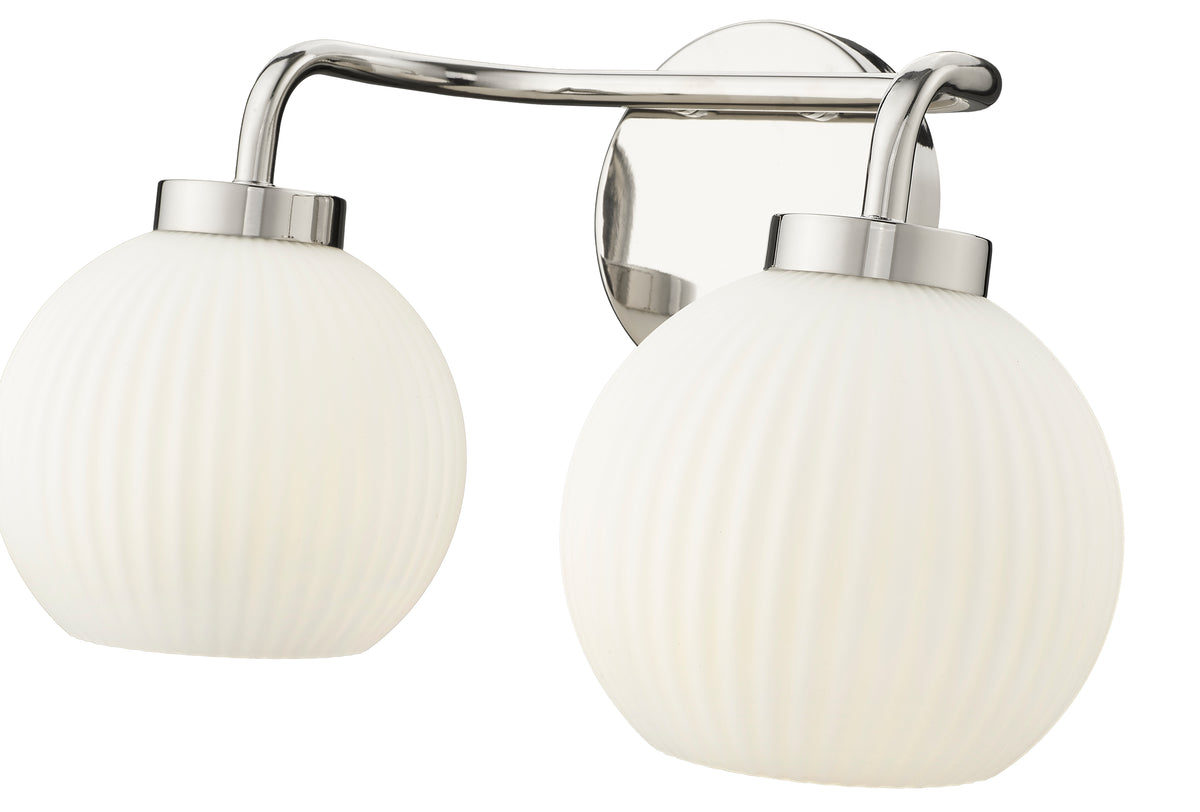 15'' Oprah Polished Nickel 2 Light Bath Vanity