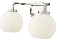15'' Oprah Polished Nickel 2 Light Bath Vanity