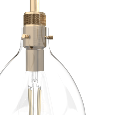 Van Nuys 10-inch 1-light Alturas Gold Pendant with Clear Glass