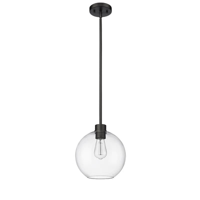 49.16'' Basin Powder Coated Black 1 Light Hanging Pendant