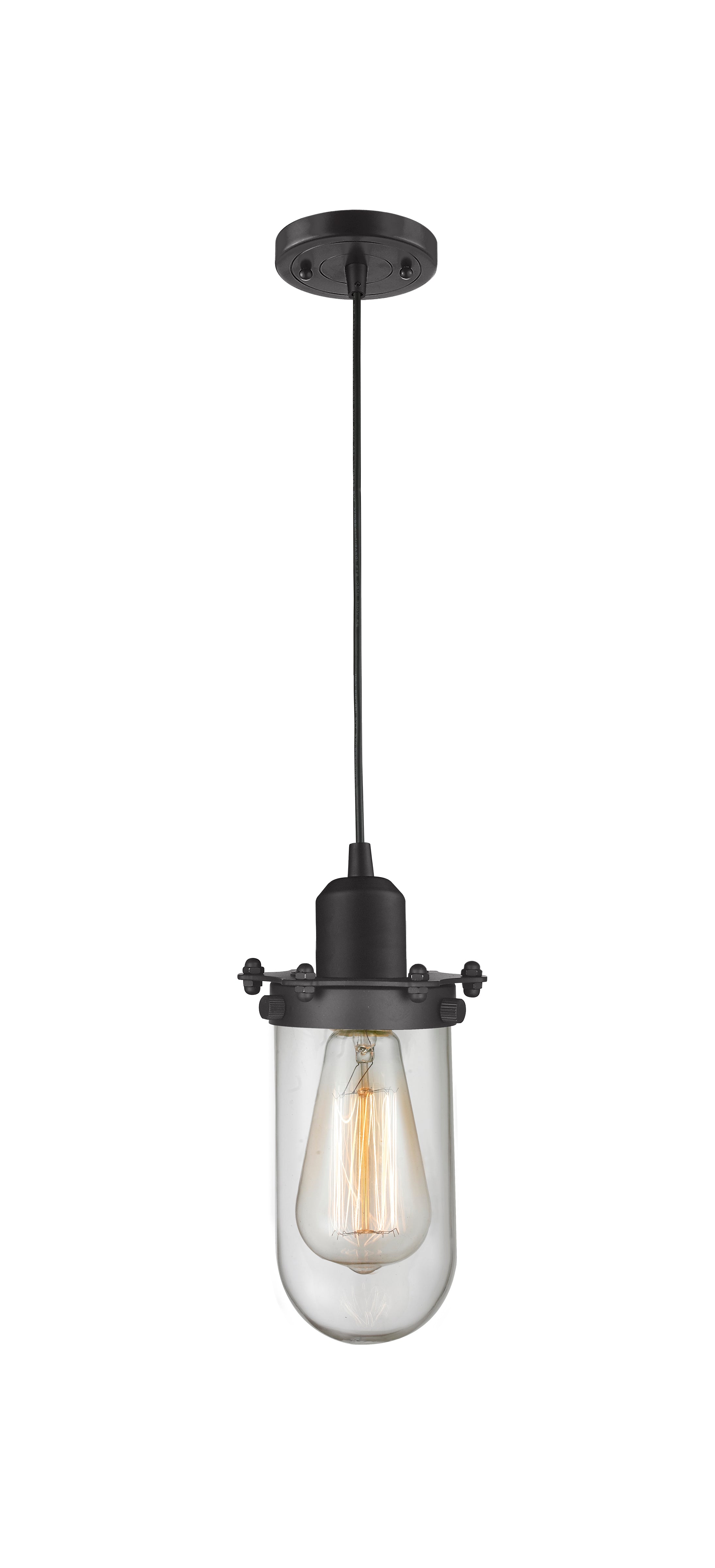 Austere Mini Pendant Matte Black Finish