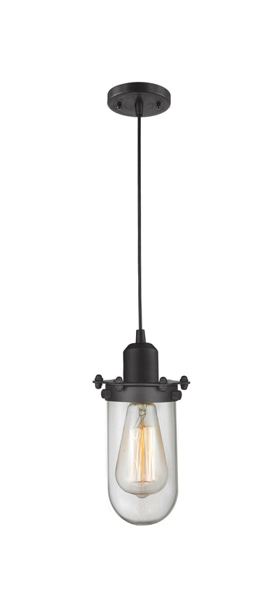 Austere Mini Pendant Matte Black Finish