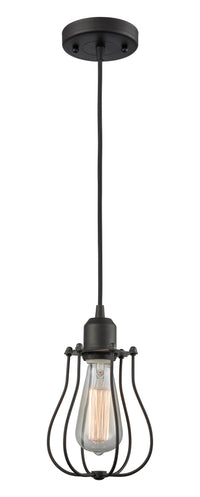 Austere Mini Pendant Matte Black Brass