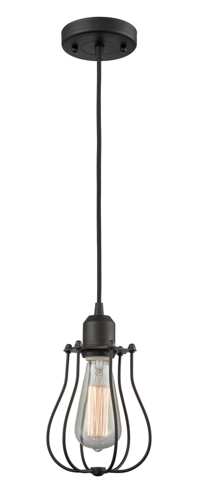 Austere Mini Pendant Matte Black Steel