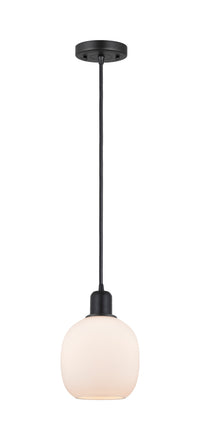 Austere Mini Pendant Matte Black Cast Brass