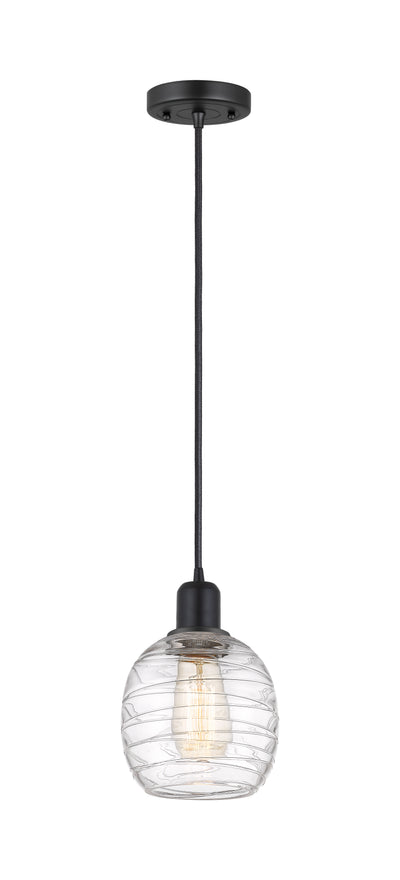 Austere Mini Pendant Matte Black Steel
