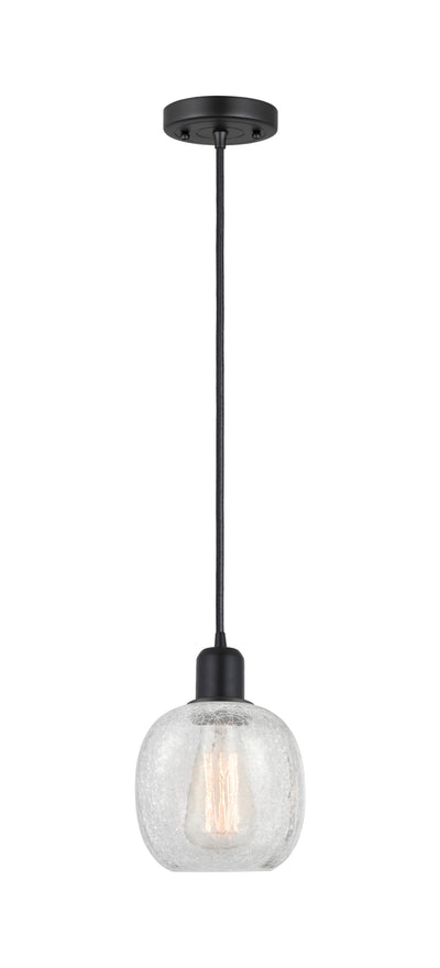Austere Mini Pendant Matte Black Cast Brass