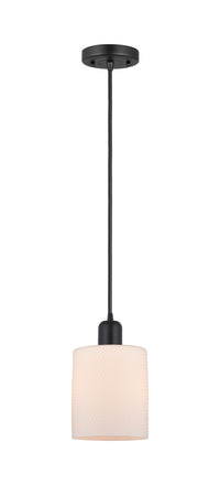 Austere Mini Pendant Matte Black Cast Brass