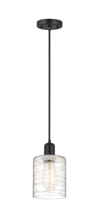 Austere Mini Pendant Matte Black Brass