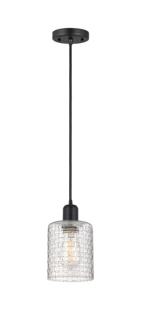 Austere Mini Pendant Matte Black Brass