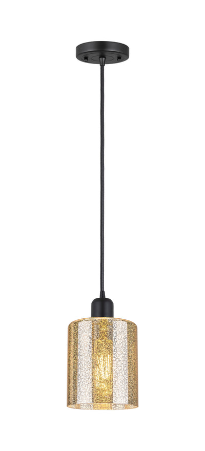 Austere Mini Pendant Matte Black Cast Brass