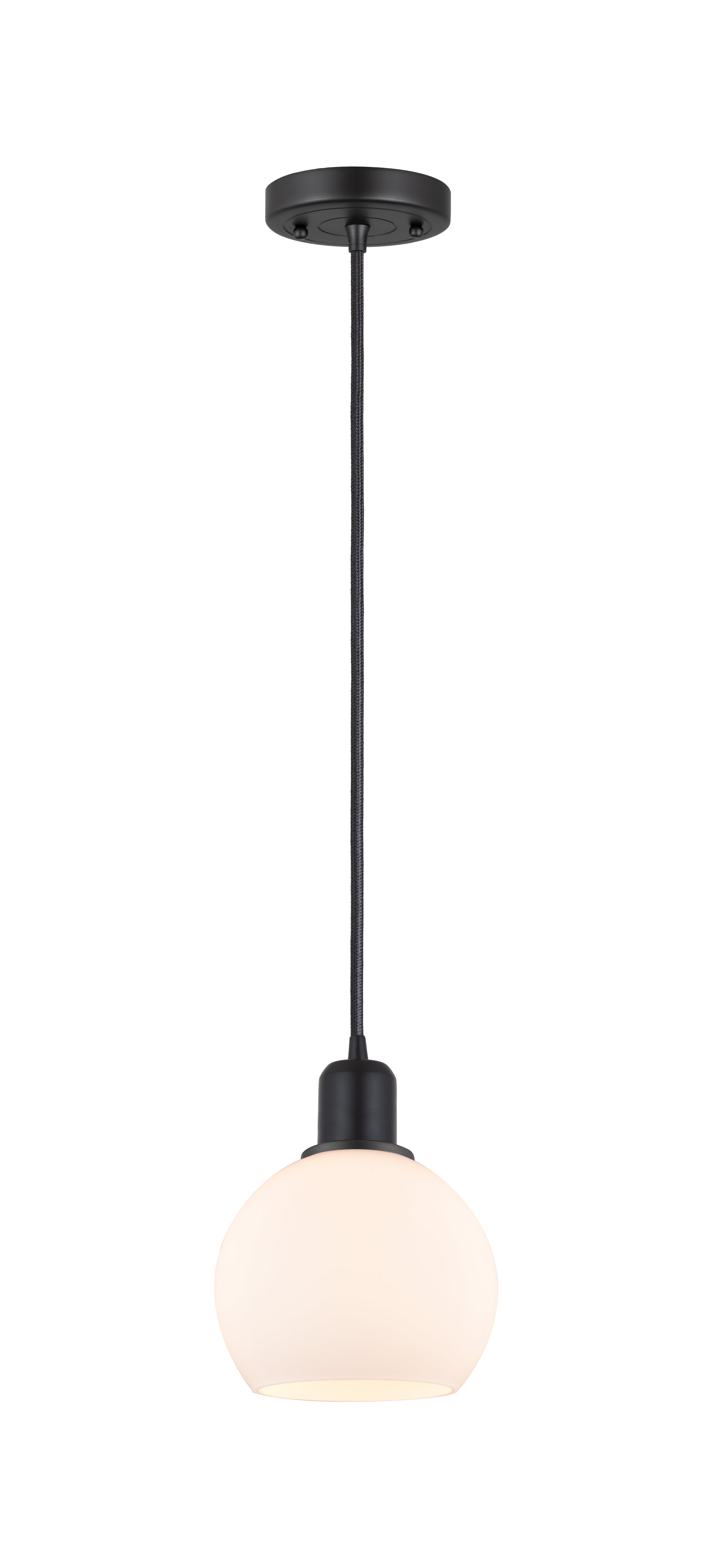 Austere Mini Pendant Matte Black Finish