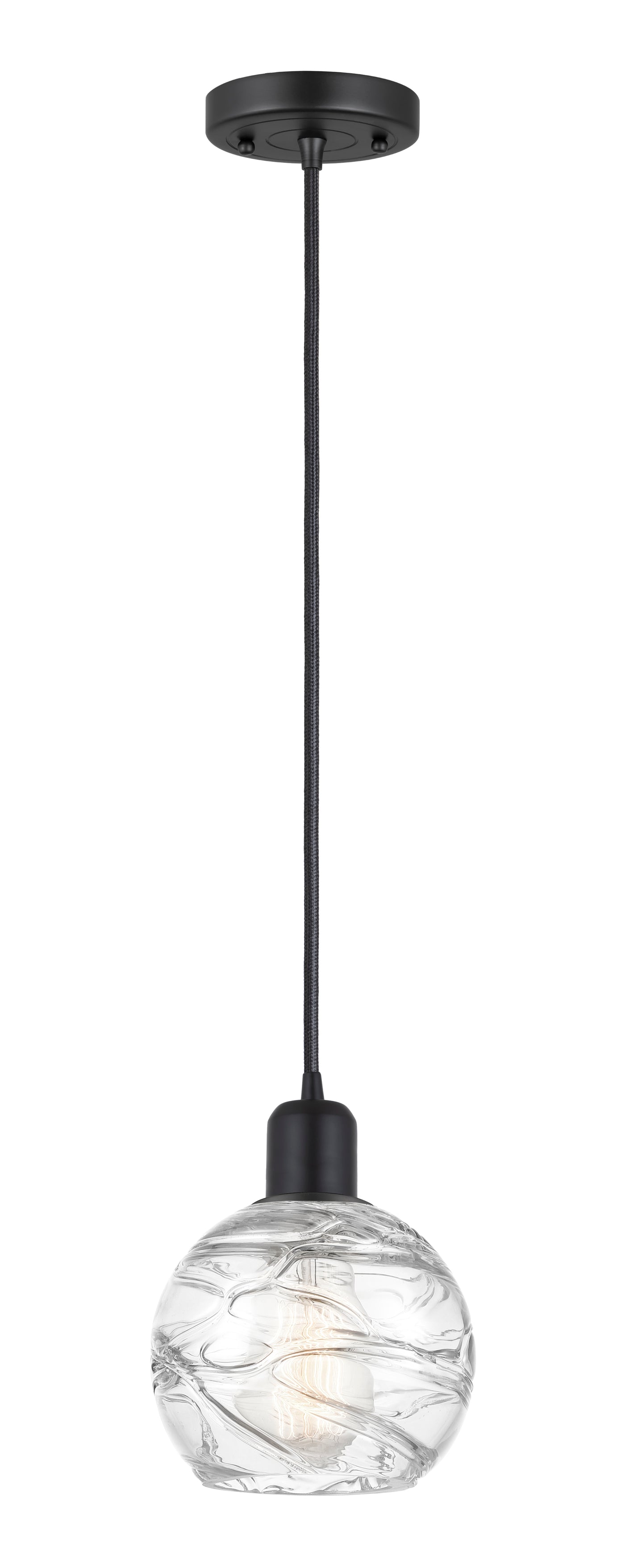 Austere Mini Pendant Matte Black Finish