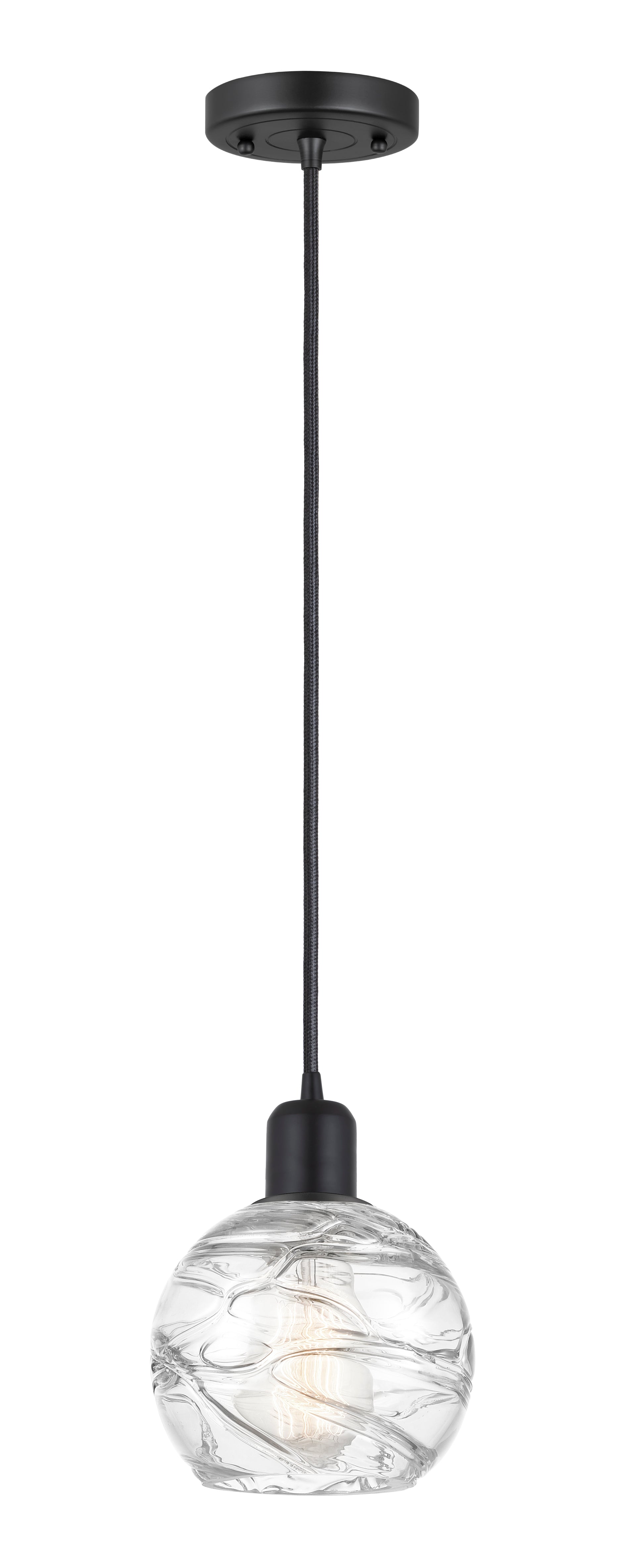 Austere Mini Pendant Matte Black Finish