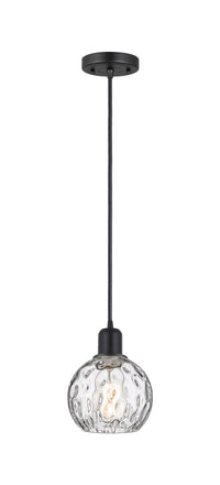 Austere Mini Pendant Matte Black Brass