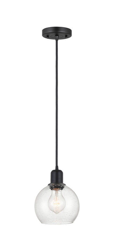 Austere Mini Pendant Matte Black Finish