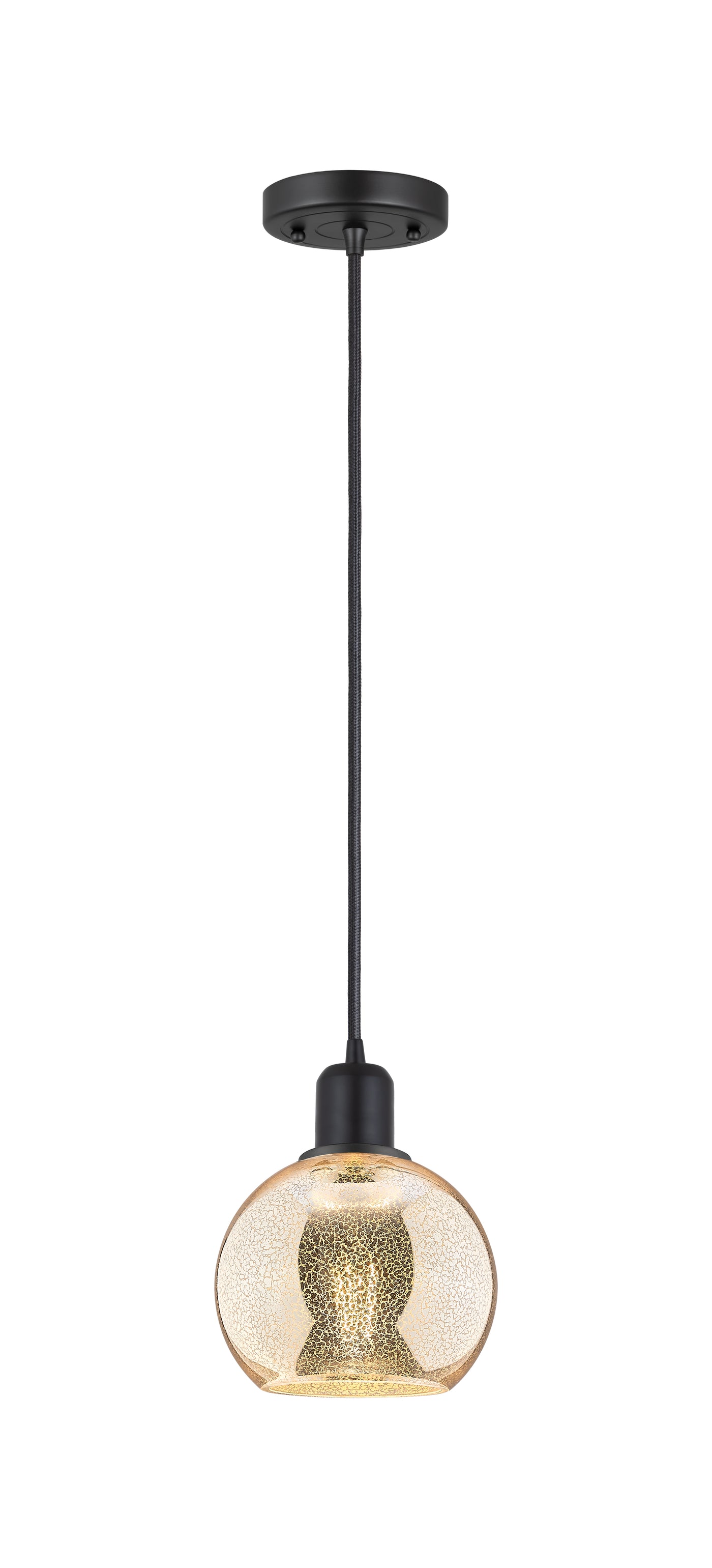 Austere Mini Pendant Matte Black Finish
