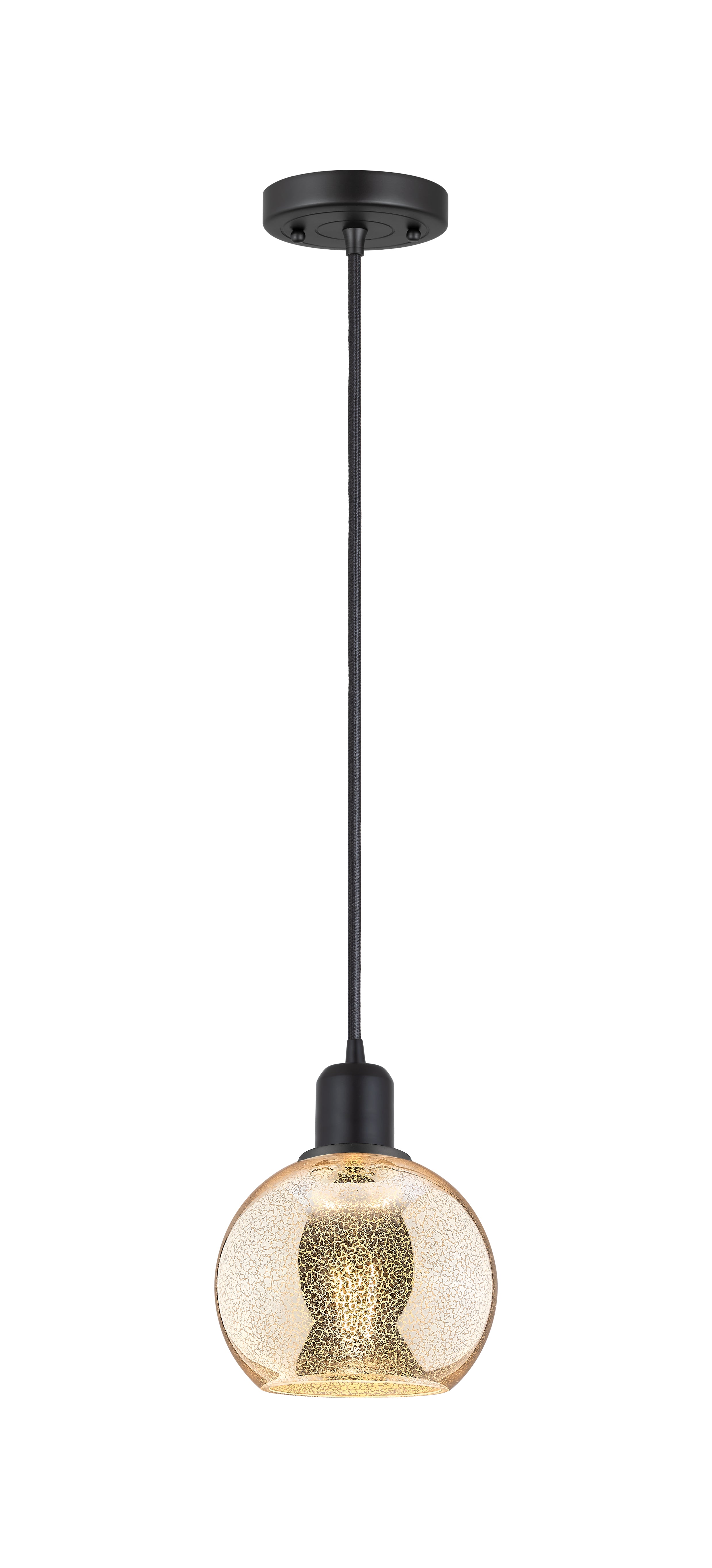 Austere Mini Pendant Matte Black Finish