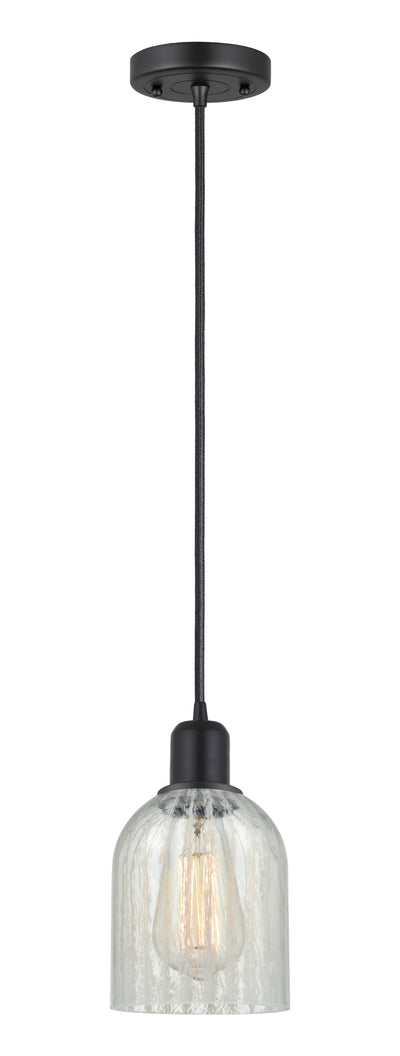 Austere Mini Pendant Matte Black Brass