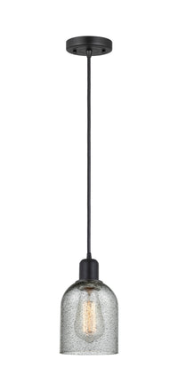 Austere Mini Pendant Matte Black Brass