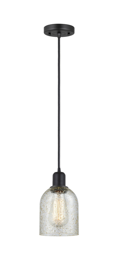 Austere Mini Pendant Matte Black Brass