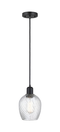 Austere Mini Pendant Matte Black Brass