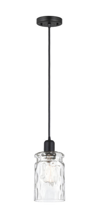 Austere Mini Pendant Matte Black Cast Brass