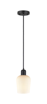 Austere Mini Pendant Matte Black Steel