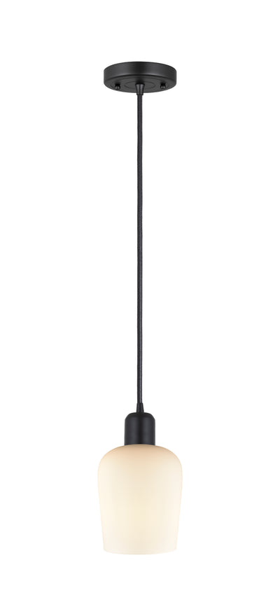 Austere Mini Pendant Matte Black Steel