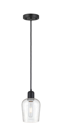 Austere Mini Pendant Matte Black Steel