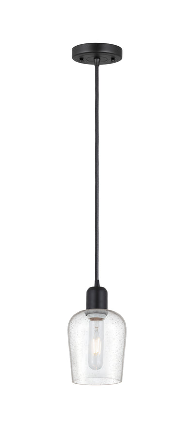 Austere Mini Pendant Matte Black Steel