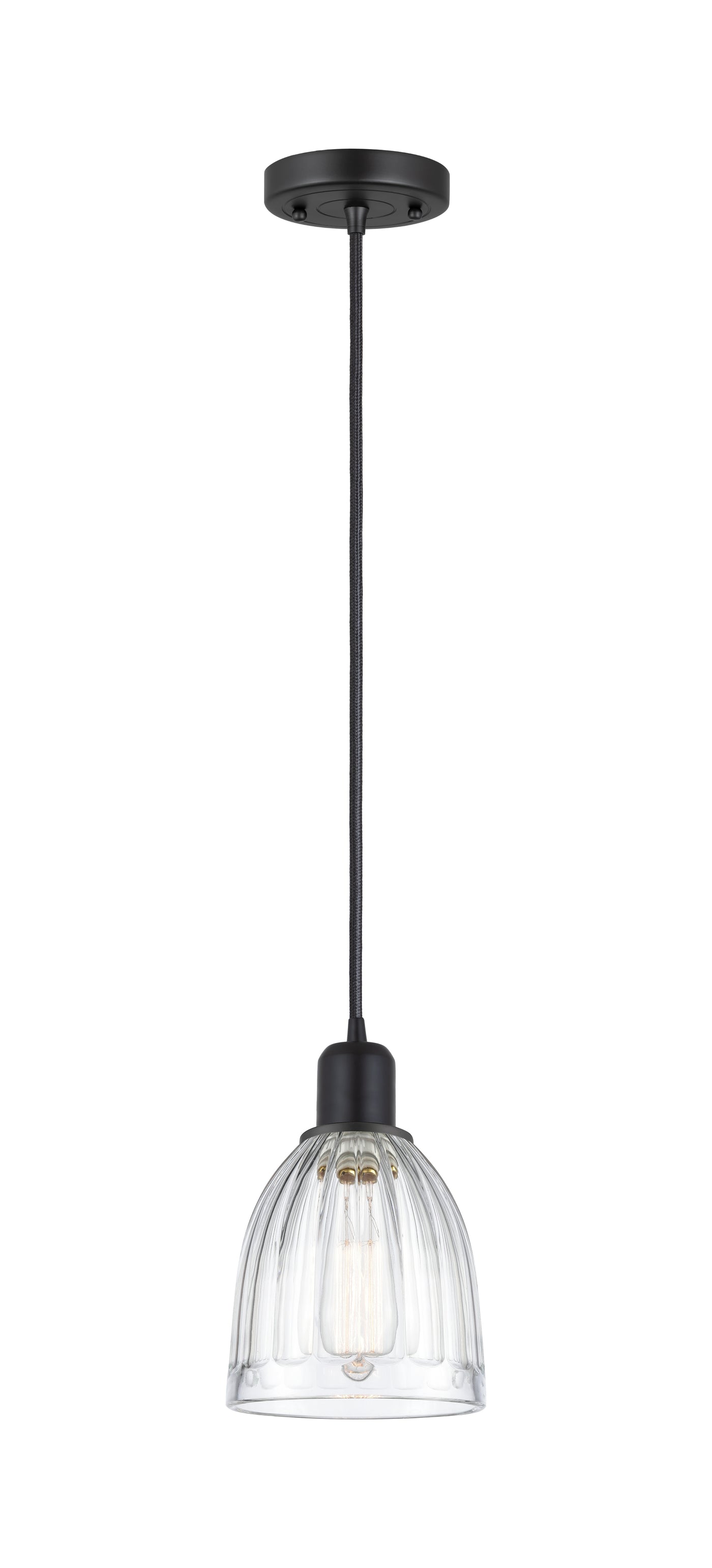 Austere Mini Pendant Matte Black Finish