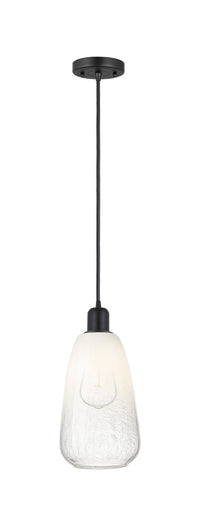 Austere Mini Pendant Matte Black Brass