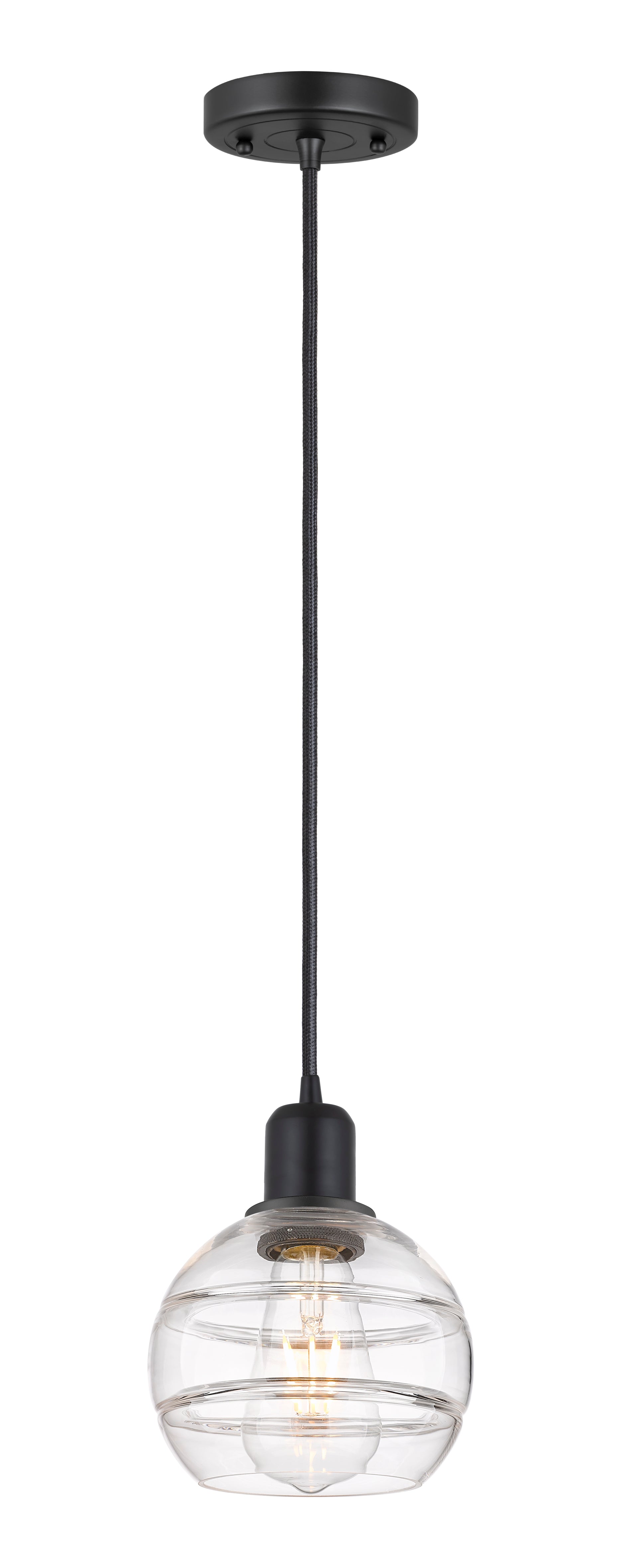 Austere Mini Pendant Matte Black Steel