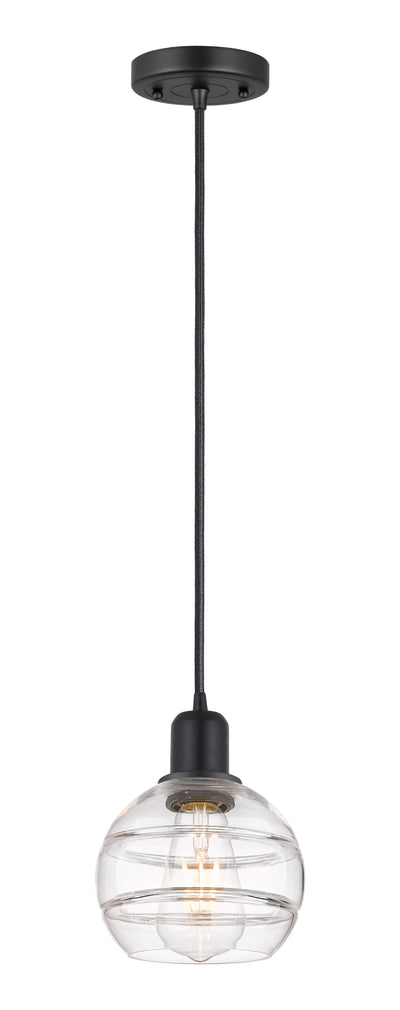 Austere Mini Pendant Matte Black Steel