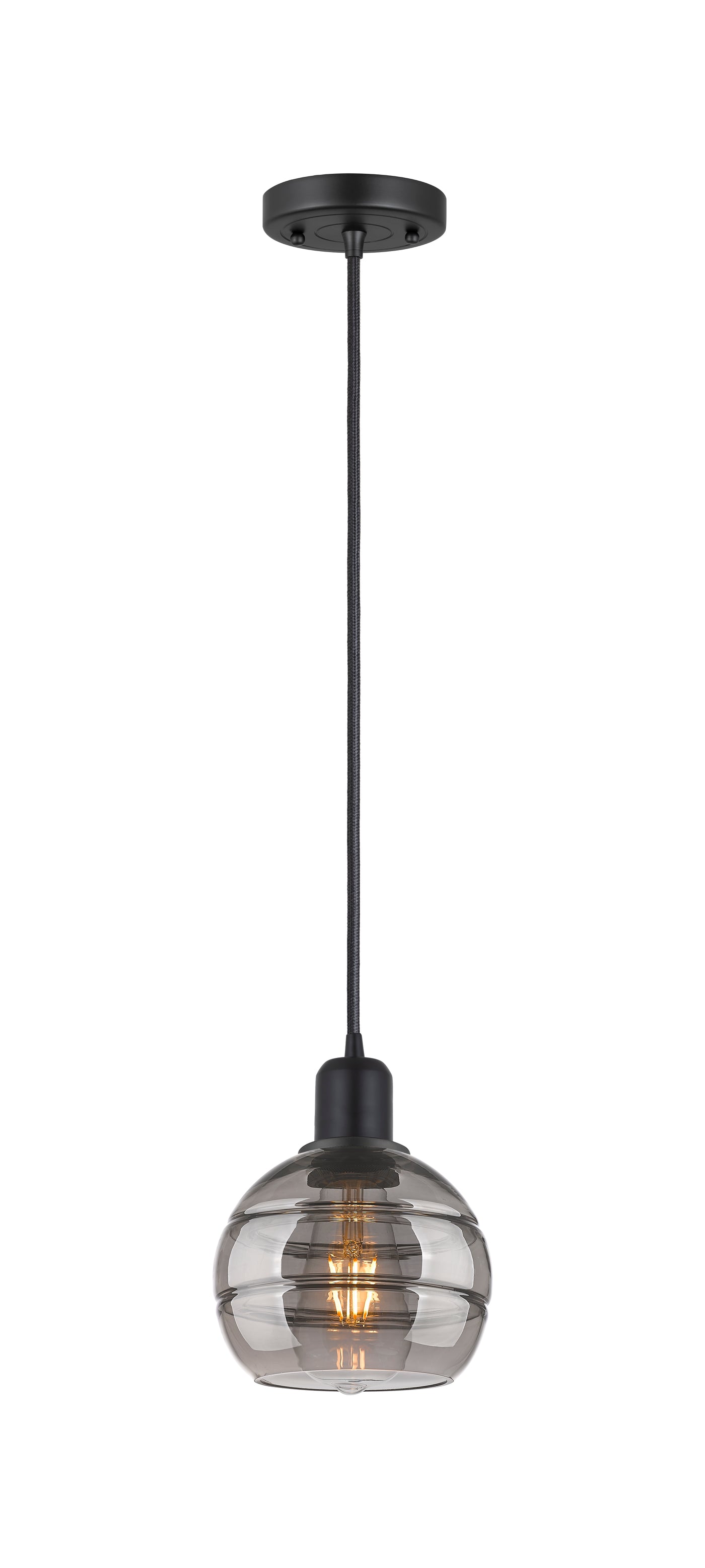 Austere Mini Pendant Matte Black Steel