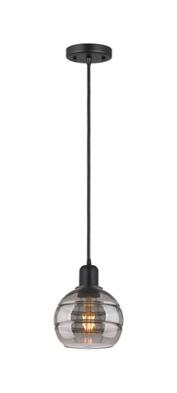 Austere Mini Pendant Matte Black Steel