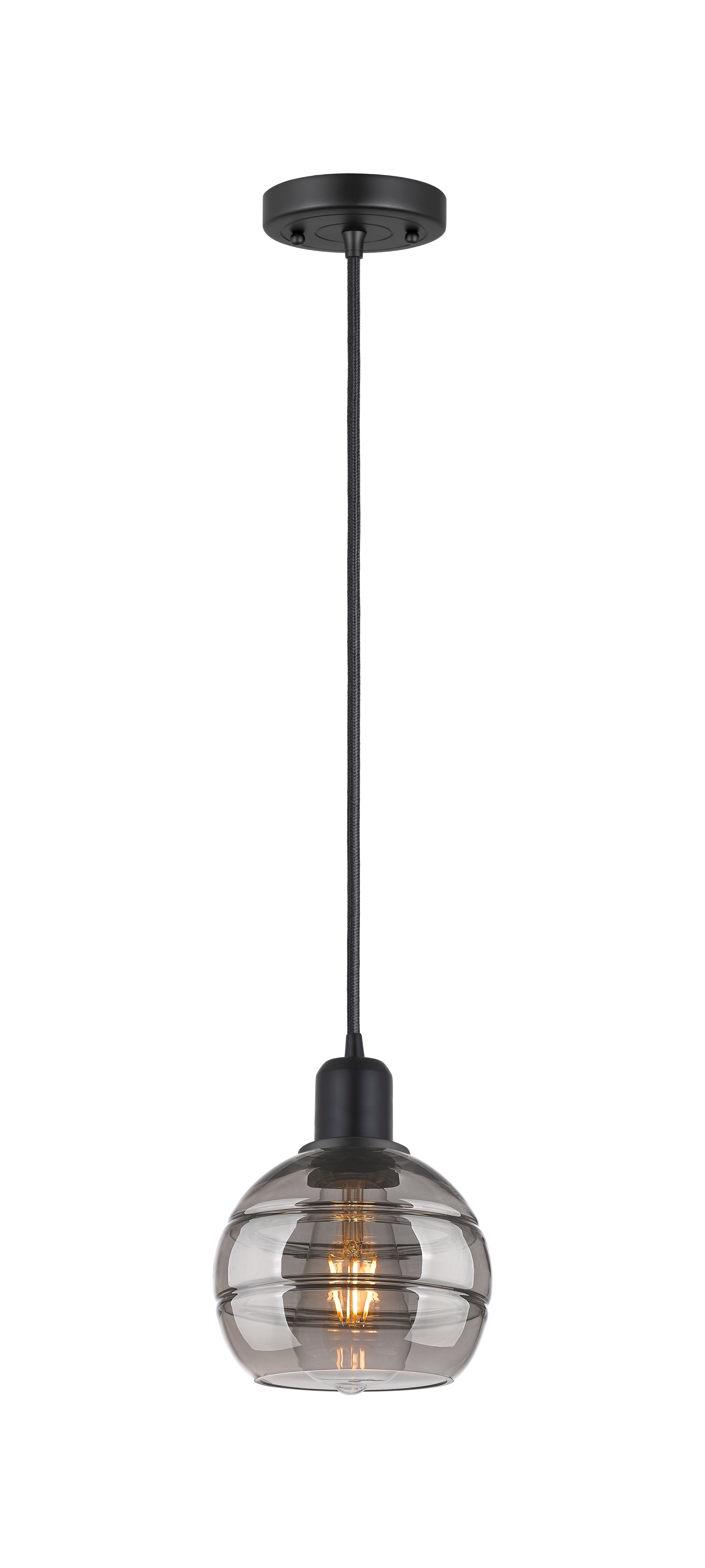 Austere Mini Pendant Matte Black Steel