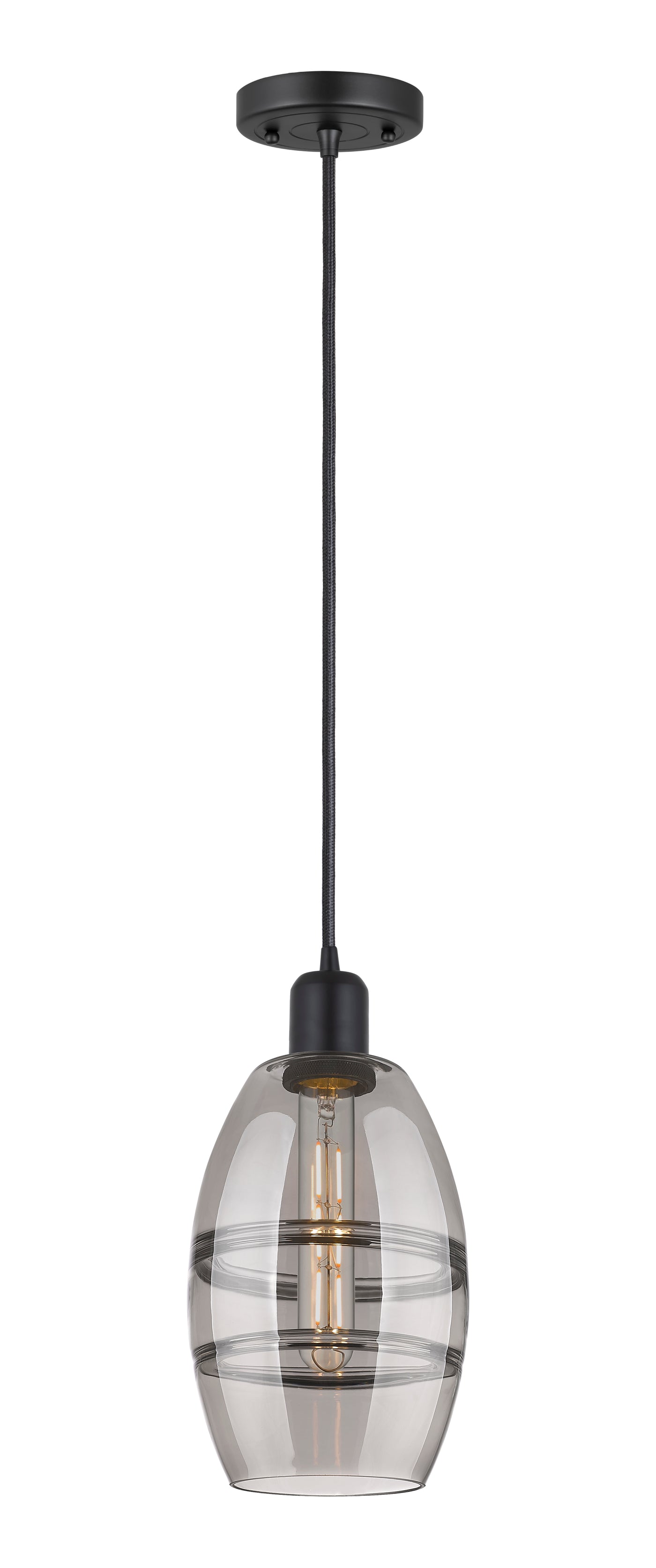 Austere Mini Pendant Matte Black Finish
