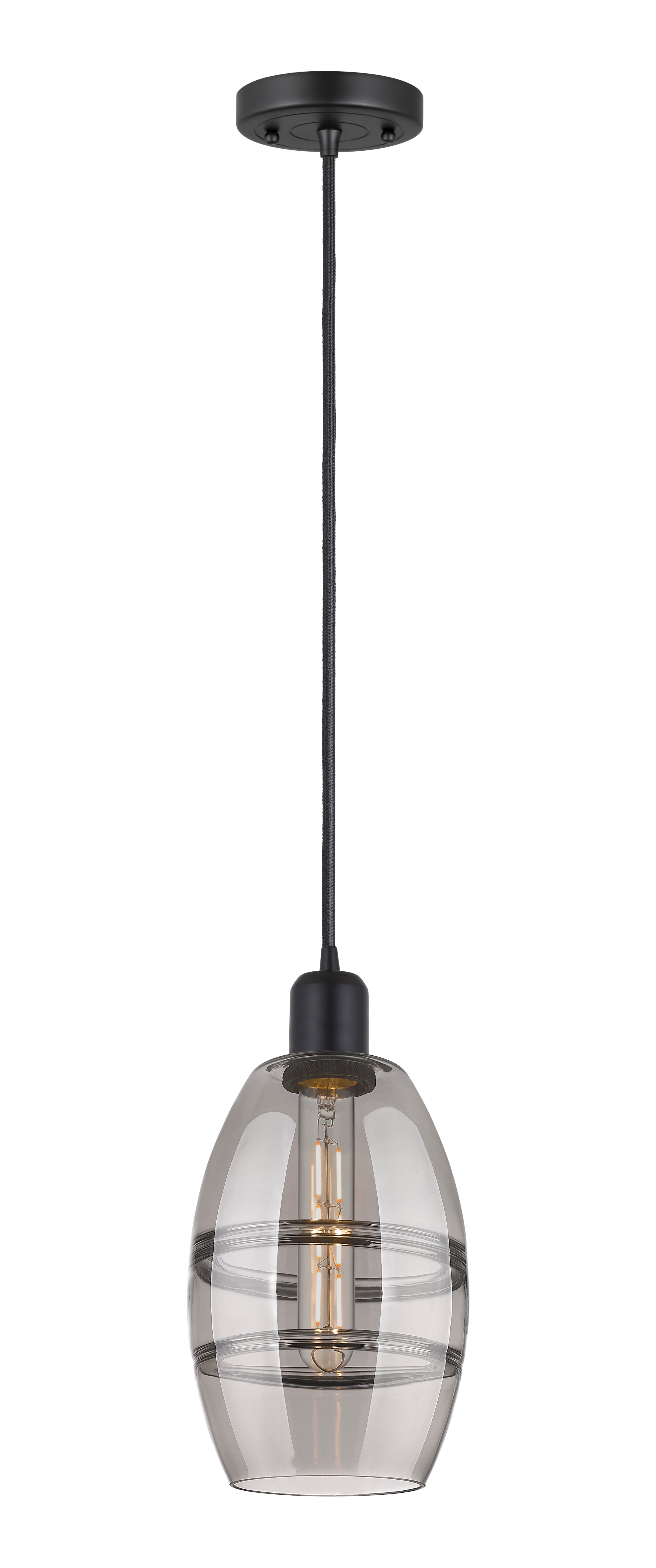Austere Mini Pendant Matte Black Finish