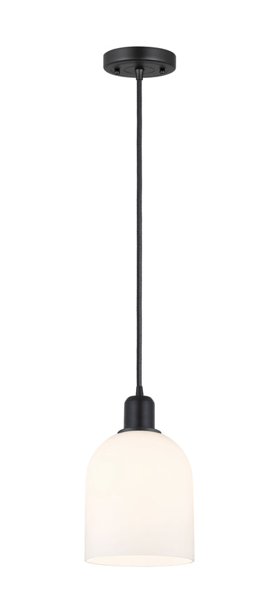 Austere Mini Pendant Matte Black Brass