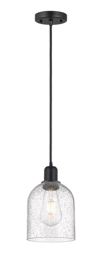 Austere Mini Pendant Matte Black Brass