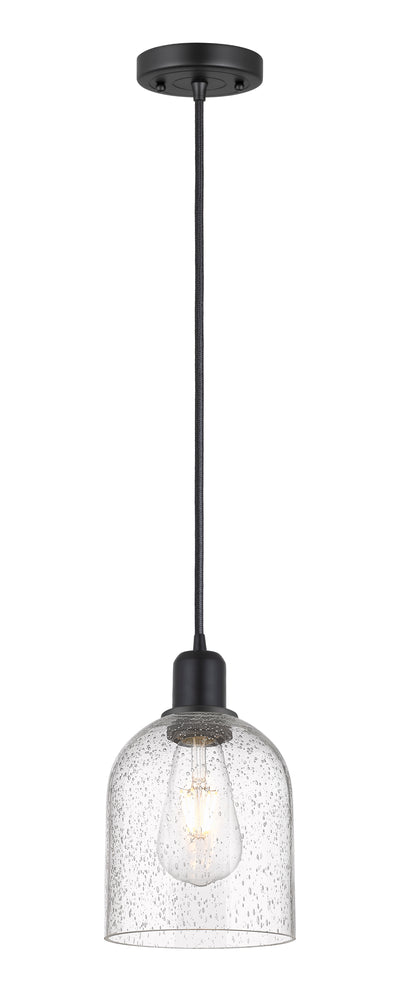 Austere Mini Pendant Matte Black Brass