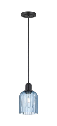 Austere Mini Pendant Matte Black Brass