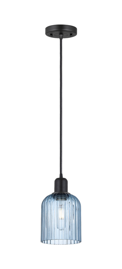 Austere Mini Pendant Matte Black Brass