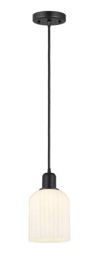 Austere Mini Pendant Matte Black Brass