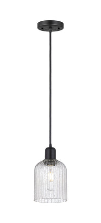 Austere Mini Pendant Matte Black Brass